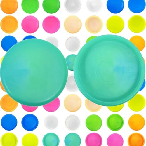 Little Flyer Blank/Misprint Disc Golf Mini Marker 25-Pack - 3.75' Spyral [Colors and Stamp Artwork Will Vary]