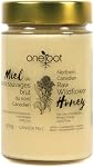 ONEROOT Raw Honey Unpasteurized | Boreal Forest Raw Wildflower Honey | Creamed, 100% Farmed & Packed in Canada | Single Source Pure, Unpasteurized & Unfiltered (500g)