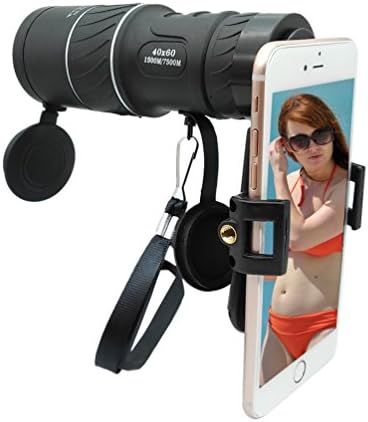 [Upgraded Adapter]Jaylinna Generic 18x52 Cell Phone Telescope Sets Smartphone Camera Lens Kits for Iphone Samsung Huawei HTC Sony and More(with Universal Clip)