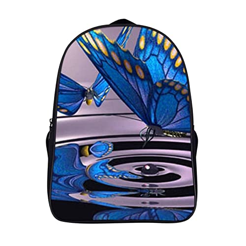 Sac à dos unisexe Butterfly Cool (40x28x16cm) pour voyage et sport