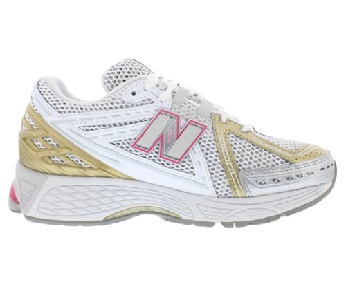 Image of New Balance 1906R Women's Shoes, Silver Metallic /Dragon Berry /White, Size 6