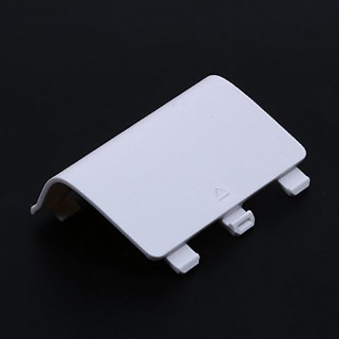 Replacement Plastic Battery Back Cover Lid Door Shell for Xbox One Controller (White) Cover