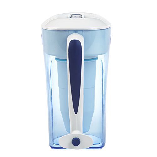 Zerowater Zd-010Rp, 10 Cup 5-Stage Water Filter Pitcher, Nsf Certified To Reduce Lead, Other Heavy Metals And Pfoa/Pfos, Blue And White #TOP3
