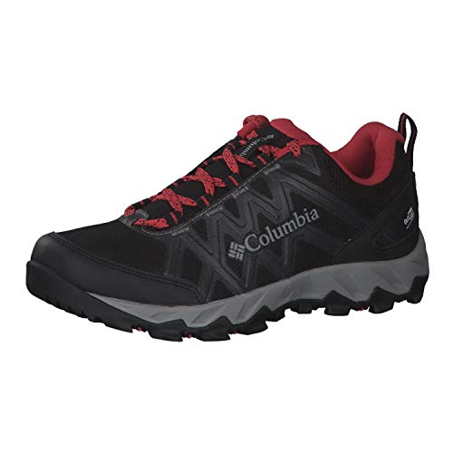 Columbia PEAKFREAK X2 OUTDRY WATERPROOF Zapatillas De Senderismo Y Trekking impermeables Mujer , Negro (Black x Daredevil), 39 EU