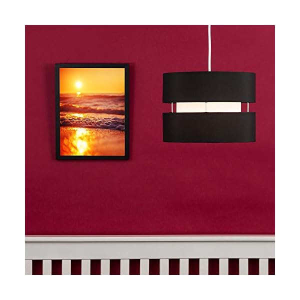 Modern 2 Tier Cylinder Ceiling Pendant Light Shade - Image 4