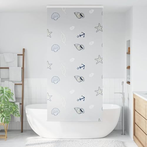 Tidyard Shower Roller Blind with Cassette 100x240 cm Fabric Width 96 cm shower curtain Model4015012