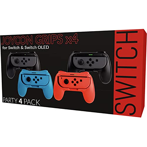 Joy-con Mandos Grip Orzly con Botones Superiores Grandes para Multijugador 2