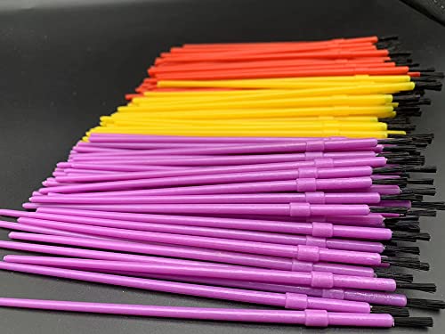 150Pcs Plastic Paint Brushes Set Acrylic Paint Brushes Watercolor Brushes Colorful Detail Painting Kit Art Supplies For Educational And Learning Activity #TOP5