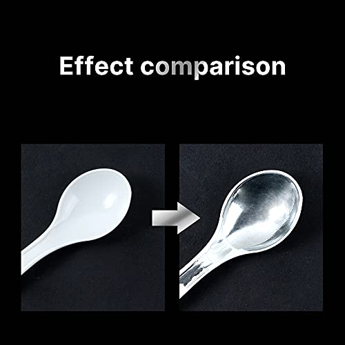 Lightwish Silver Mirror Marker, 0.7Mm Liquid Mirror Chrome Marker Set, 42G, Diy Silver Art Marker Pen, Suitable For Plastic, Metal, Clay, Foam, Paper, Etc. #TOP3