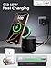 MFI Certified by Apple, 4 in 1 Magsafe Wireless Charging Station, Qi2 15W Magsafe Charger for iPhone 17/16/15/14/13/12 Series, iWatch, Airpods, iPad, 65W Charger Included (Black)