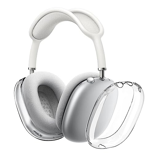 HELOGE �Ή� AirPods Max �P�[�X ���� �\�t�gTPU�f�� AirPods Max �ی�J�o�[ �����h�~ �L�Y�h�~ �����h�~ �h�� �h�o �y�� �S�ʕی�(�N���A)