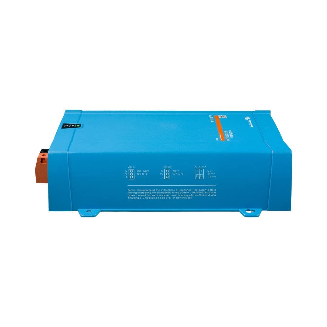 Victron Energy MultiPlus 1600VA 12-Volt 230V Inverter Onda Sinusoidale Pura 70 amp Caricatore Batteria