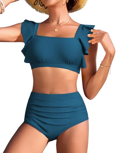 Design high-waist e pieghe addominali : Il costume da bagno UMIPUBO per donne si distingue per un design high-waist che mette in evidenza la vita, oltre a pieghe aggiuntive nella zona addominale, che riducono visivamente le imperfezioni in eccesso e creano un effetto snello.