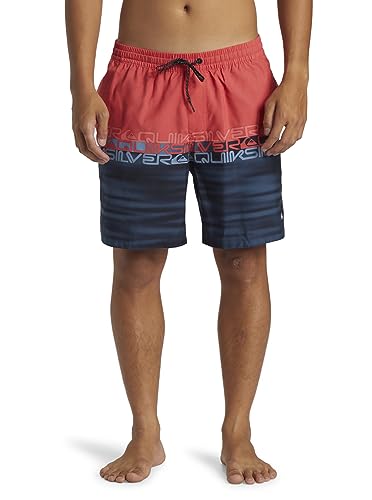 Quiksilver Everyday Wordblock Volley 17' - Schwimmshorts für Männer Rot