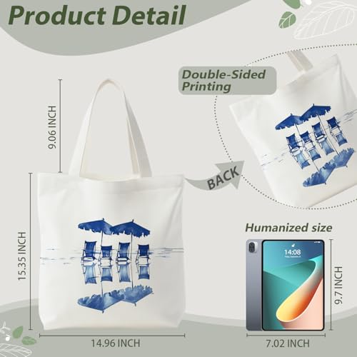 Bolso Tote para mujer, para trabajo y playa miniatura 4