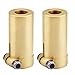 Heavy Duty Brass Rear Straight Axle Rear Lock-Out Adapter for 1:10 Axial SCX10 II 90046 RC Crawler Car Upgrades