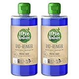 Love Nature Bad-Reiniger Moonflower, 940 ml, nachhaltiges Reinigungsspray gegen Kalk und Schmutz, ohne tierische Inhaltsstoffe