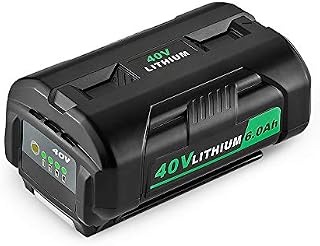 Jialitt 40V 6000mAh Battery Replacement for Ryobi 40V Collection Cordless Power Tools Lithium-Ion