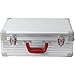 JC Barber Professional Barber Case, Stylist Tool Box Organizer &n Traveling Suitcase with 6 Clippers Sliding Tray Holder, Storage for Shears, Combs, Brush, Hair Accessories and Hairdresser Supplies