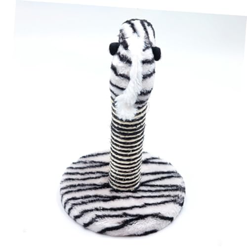 Set 2 posts rascador para gatos estilo elefante y cebra miniatura 6