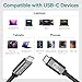 [80Gbps Data Sync] Compatible with Thunderbolt 5 Cable High Speed USB C Cable Support 240W Charging and 16K/8K Display for Thunderbolt 4/USB4 Monitor, and More, 1.64FT