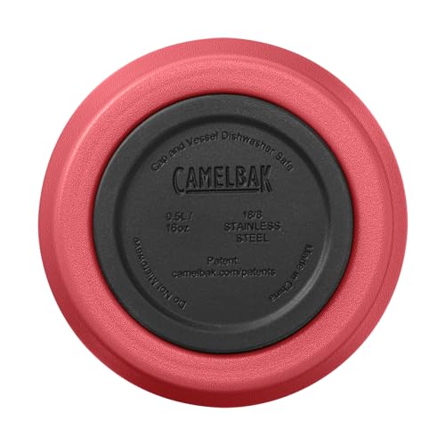 Image of CamelBak Horizon 16oz Tumbler - Insulated Stainless Steel - Tri-Mode Lid - Wild Strawberry