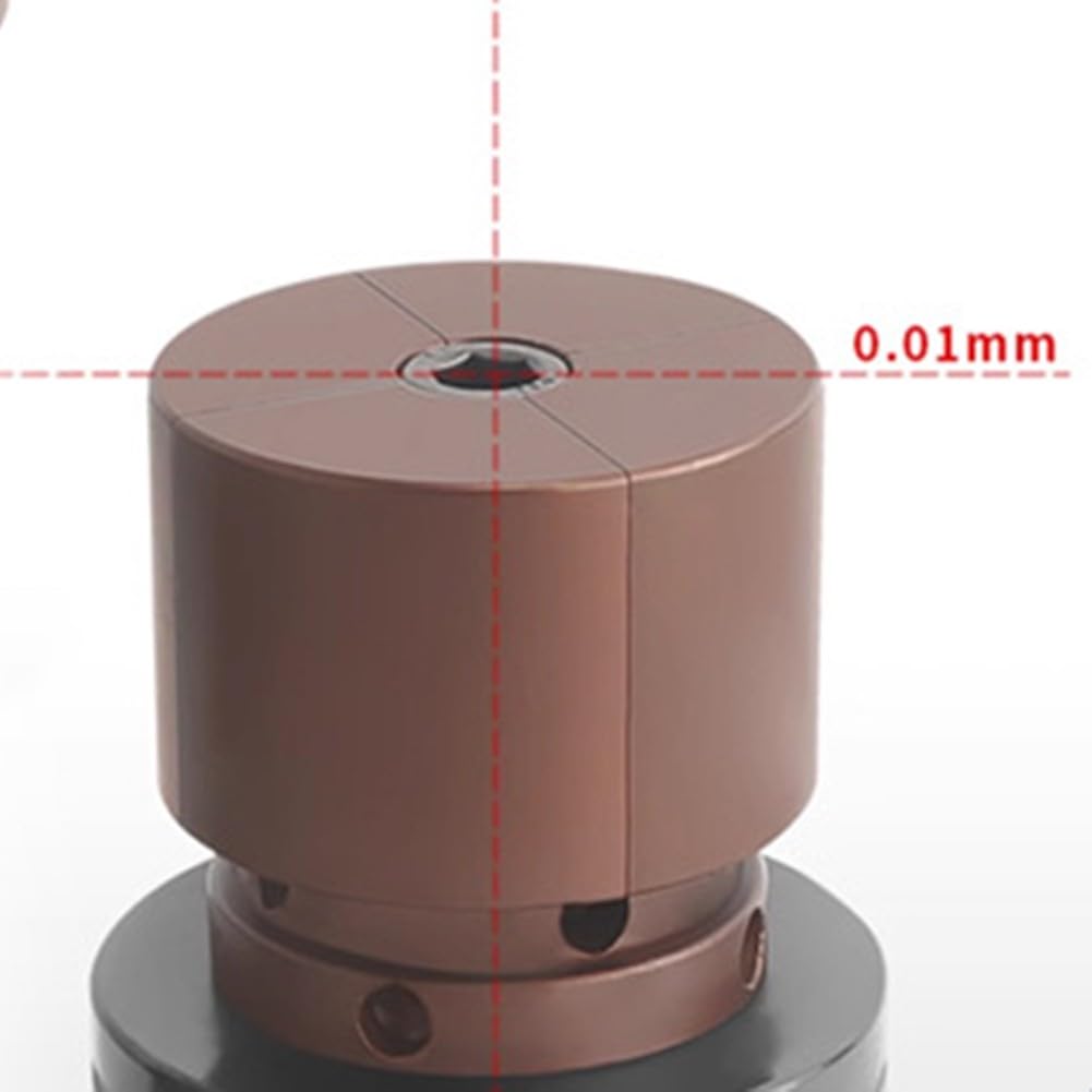 Metall Innenaufspannfutter kompatibel mit CNC-Drehmaschine 46 und 0640, Abziehhülsen-Design für stabile Spannung bei Dünnwandteilen und Hohlkörpern