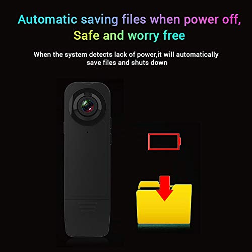 Câmera HD 1080P Gravador Potável Visão Noturna Mini Câmera para Detecção de Movimento para Gravação