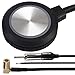 Produktbild DAB+ FM/AM Aktiv Scheibenantenne Klebeantenne Verstärker Antenne mit 5 Meter Antennenkabel und SMB Stecker Adapter für DAB Radio Autoradio KFZ LKW