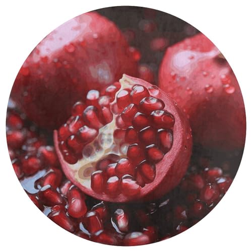 Alfombra lavable esponjosa con diseño de frutas para salón 5