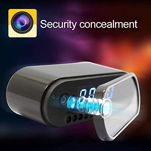 FiveSky 1080P HD Spy Camera Hidden Camera in Clock WiFi Hidden Cameras Video Recorder Wireless IP Camera for Indoor Home Security Monitoring Nanny Cam 140 Angle Night Vision Motion Detection - Thumbnail 4