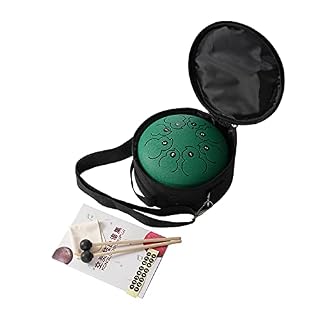 Tambour à langue en acier, instrument de percussion à tambour Handpan 8 notes de 8 pouces avec sac de transport, livre… - Les Beatles, Paul McCartney, John Lennon, RIngo Starr, George Harrison Tambour à langue en acier, instrument de percussion à tambour Handpan 8 notes de 8 pouces avec sac de transport, livre… – Image 5