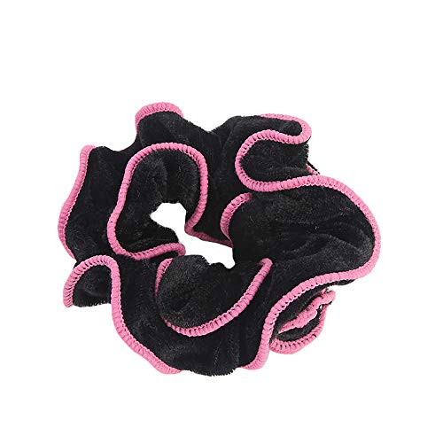 6 Pack Fancy Hair Scrunchies Lace Flower Hair Ties Floral Headbands Ponytail Holder Floral Hair Bobbles Velvet Scrunchy For Women (6 Colors Pack) #TOP4