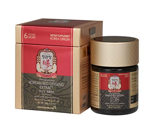 CheongKwanJang World No.1 Korean Red Ginseng Extract 100% For Extra Strength | Energy Performance | Immune System Booster | Natural Energy Stamina | Blood Circulation | Mental Health Support (100 gm)
