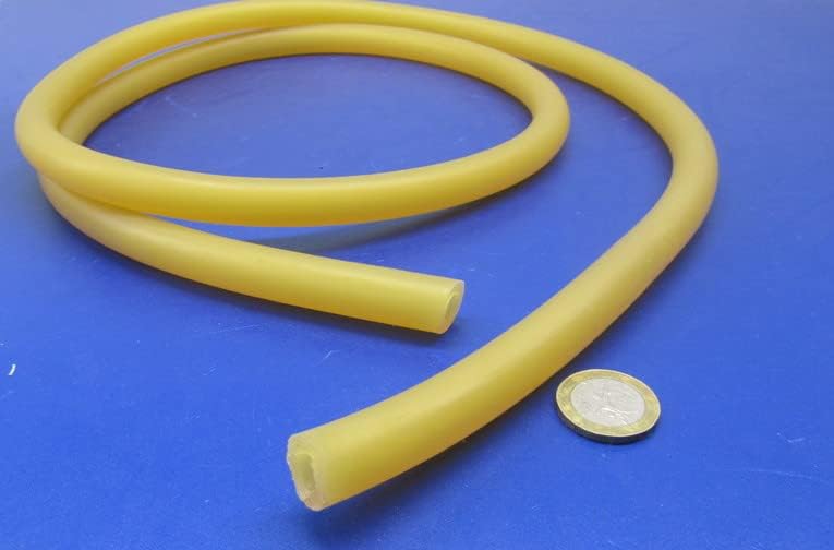 Latex Rubber Round Tubing 40A .562" (9/16") OD x .312" (5/16") ID x 5 Ft. Length 1 Roll