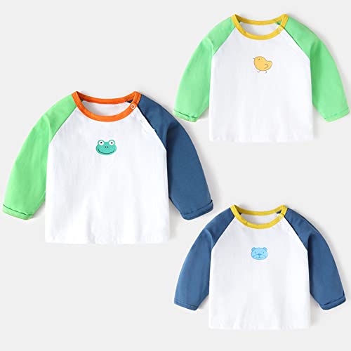 Roupas para meninos crianças bebês meninos meninas manga longa algodão bonito desenho animado animai