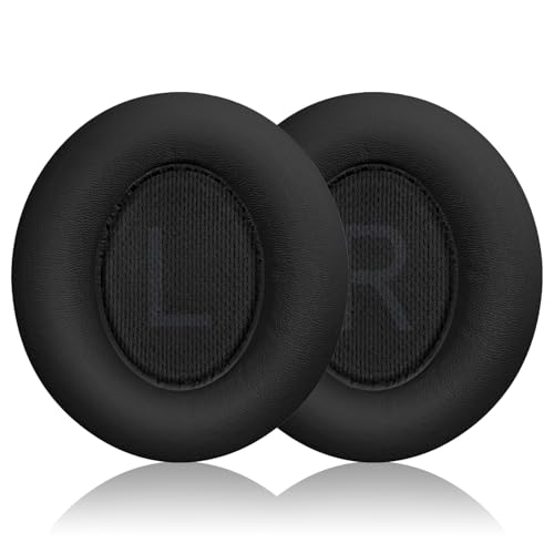 Almohadillas de repuesto para auriculares Anker Soundcore Space Q45, cojines para auriculares, fundas para orejeras, piezas de reparación (negro) miniatura 1