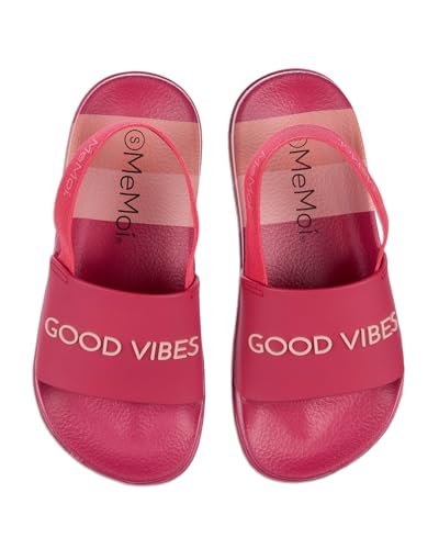 MeMoi Girls Striped Super-Soft Slide Sandal2