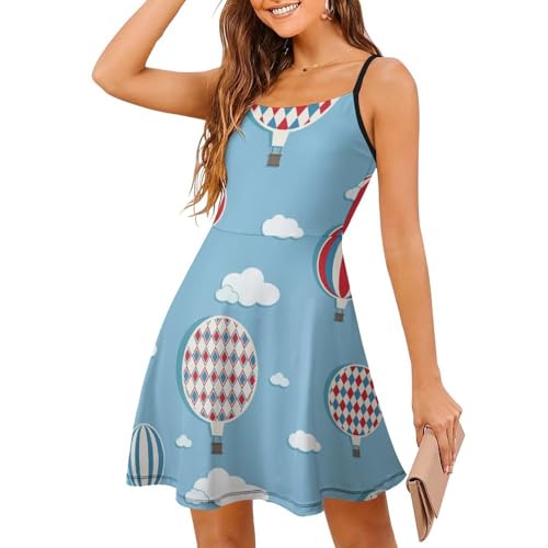 Robe d'été à bretelles spaghetti femme et jupe courte fluide de plage
