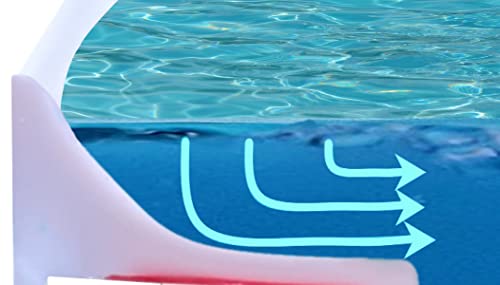 200 CM Barrera Aislante de Agua para Plato de Ducha de Goma de Silicona Plegable, Retenedor para Baño, Cocina o Exterior | Perfil Umbral Vierteaguas para Mampara, Lavabo, Fregadero, Bañera o Encimera