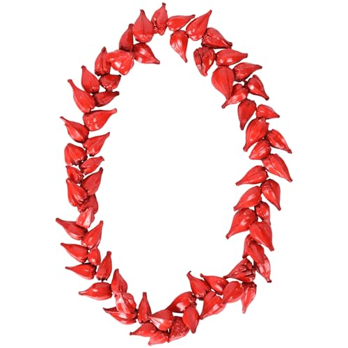 Ula fala Samoan Necklace Handmade from Natural Materials, Hawaiian Beach Decoration Necklace Holiday Accessories