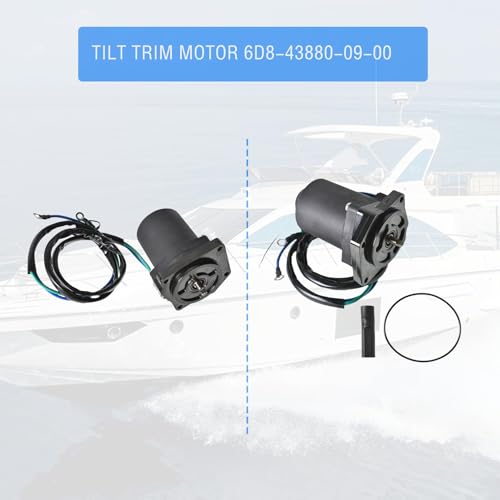 Image of WFLNHB Tilt Trim Motor Replacement for Yamaha Outboard F75 F90 2005-2018 6D8-43880-01-00 6D8-43880-09-00