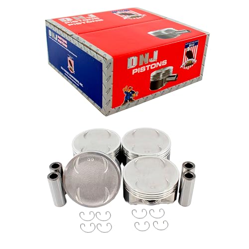DNJ Piston Set Standard Size P715 For 99-06 Saab, Subaru / 9-2X, Baja, Forester, Impreza, Legacy, Outback 2.5L H4 SOHC Naturally Aspirated designation EJ253,EJ251