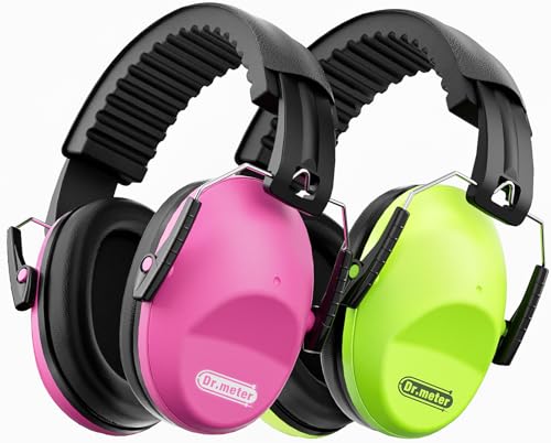 Image of Dr.meter Noise Cancelling Headphones For Kids 2PACK, 27.4SNR Kids Ear Protection Ear Muffs for Toddler Hearing Protection, Noise Reduction Earmuffs for Fireworks, Monster Jam, Autism Sensory, Focus