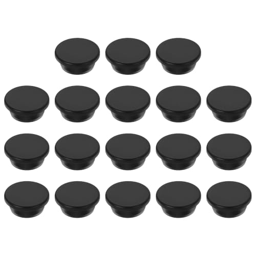 Image of MECCANIXITY 18pcs T-Shaped Silicone Plugs 27mm 1-1 /16 Inch Dia, Black | Snap in Plug Hole Seal Cover Round Rubber Stopper for 26-27mm Holes Kitchen Rubber Bulkheads Waterproof Sealing
