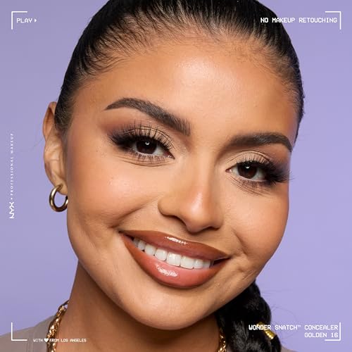 NYX PROFESSIONAL MAKEUP Wonder Snatch Concealer, Brightening, Lifting & Snatching Full Coverage Makeup Concealer with 24HR Wear, Vegan & Cruelty Free - Golden - image 8