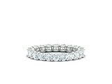 Eternity Band 2 Ct Diamonds Lab Created Diamond Wedding Ring 14k White Gold