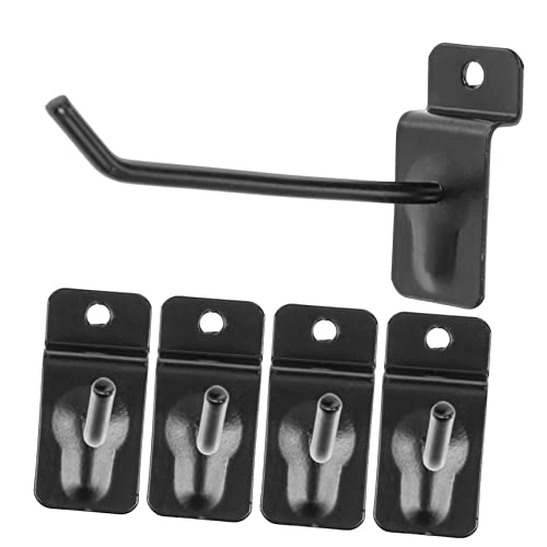 MAGICLULU 50 Piezas Accesorios De Gancho Mostrar Unidades Ganchos De Servicios Públicos Lama Organizar Ganchos De Pared De Garaje Largo Utilidad Pequeño Junta Manos Perchas Negro Planchar