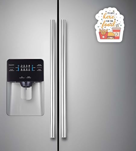 Image of Gift Me Bazar Fast Food Fridge Magnets for Refrigerator Stylish Decor | Home, Kitchen and Office Decoration | Best Souvenir Gift (I am Just here for The Food)