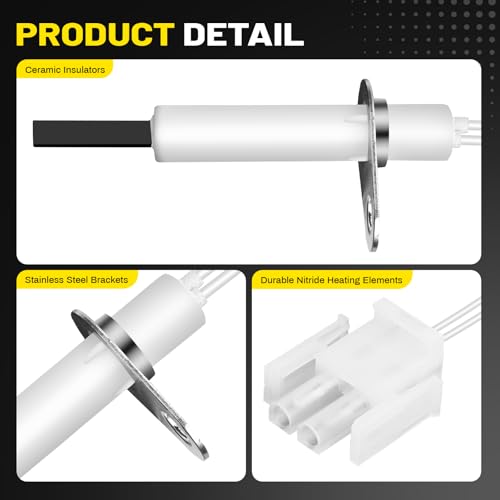 0130F00008S Upgraded Furnace Ignitors Compatible with Goodman Furnace Hot Surface Heater Igniters Replace 0130f00008 0130f00008s1 789-707A1 SSN084KS by C-Tzu - Image 4